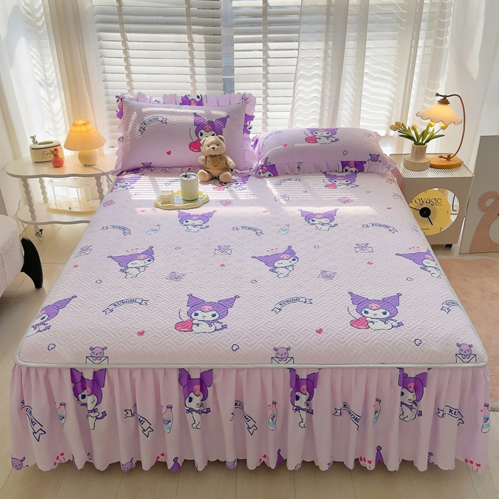 91家纺网 家纺一手货源 找家纺 艾兜坊 2025新款三丽鸥亲肤原棉夏被 蝴蝶结美乐蒂