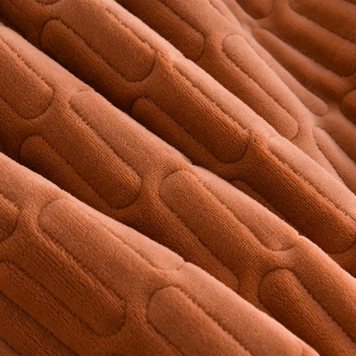 91家纺网 家纺一手货源 找家纺 星窝家纺 2025新款雕花绒床盖四件套 控价标准139（直播拼多多淘宝） 灵动橘