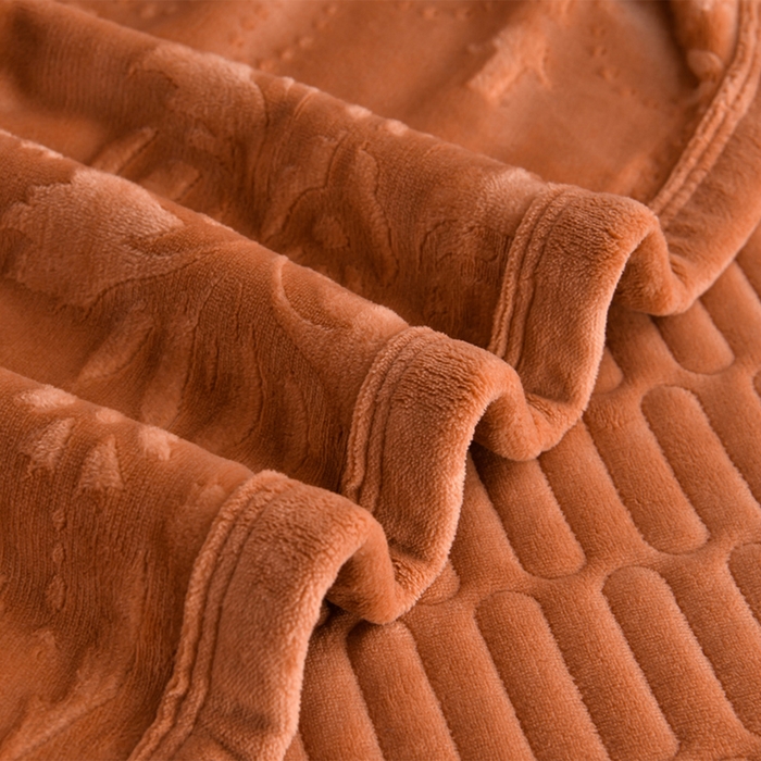 91家纺网 家纺一手货源 找家纺 星窝家纺 2025新款雕花绒床盖四件套 控价标准139（直播拼多多淘宝） 灵动橘