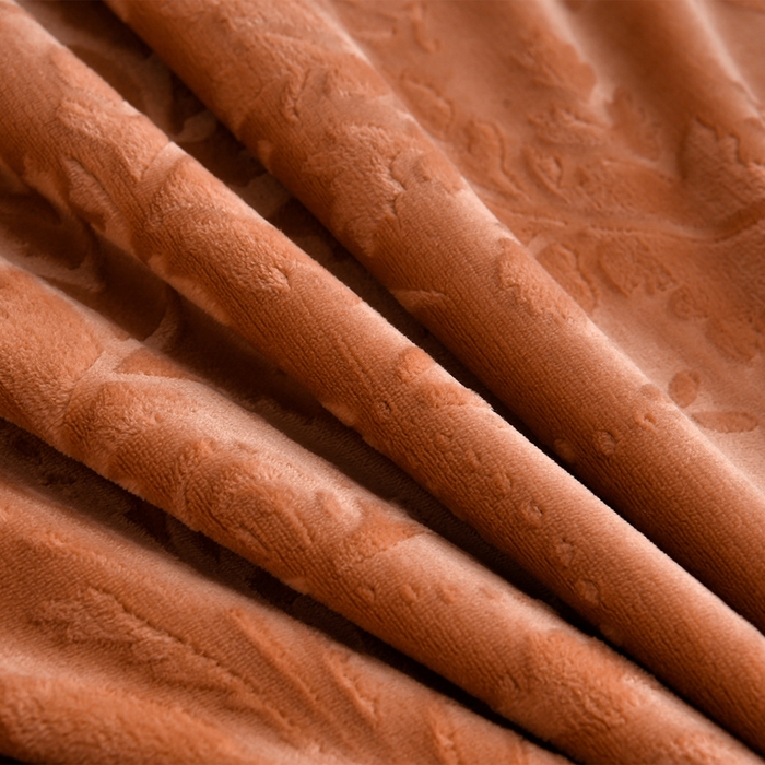 91家纺网 家纺一手货源 找家纺 星窝家纺 2025新款雕花绒床盖四件套 控价标准139（直播拼多多淘宝） 灵动橘