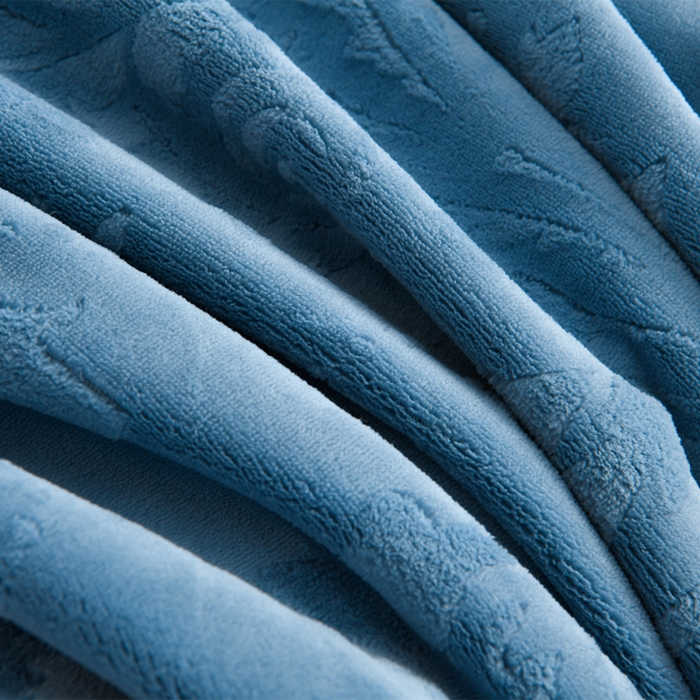 91家纺网 家纺一手货源 找家纺 星窝家纺 2025新款雕花绒床盖四件套 控价标准139（直播拼多多淘宝） 灵动蓝