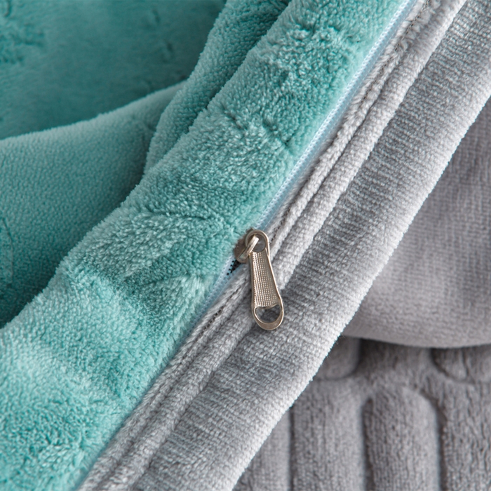 91家纺网 家纺一手货源 找家纺 星窝家纺 2025新款雕花绒床盖四件套 控价标准139（直播拼多多淘宝） 灵动蓝+灰