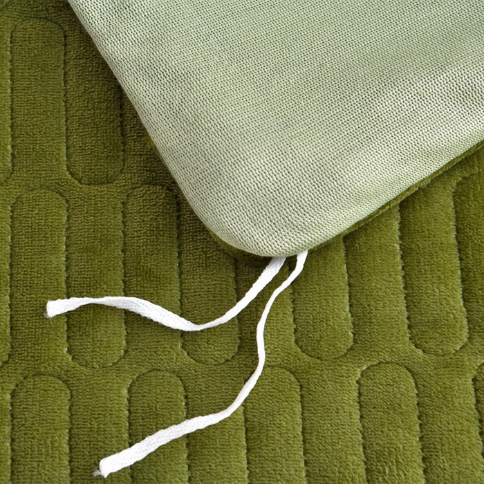 91家纺网 家纺一手货源 找家纺 星窝家纺 2025新款雕花绒床盖四件套 控价标准139（直播拼多多淘宝） 灵动绿