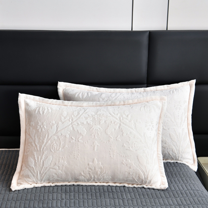 91家纺网 家纺一手货源 找家纺 星窝家纺 2025新款雕花绒床盖四件套 控价标准139（直播拼多多淘宝） 灵动奶白+深灰