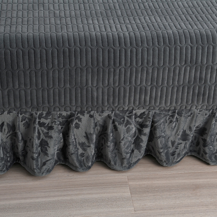 91家纺网 家纺一手货源 找家纺 星窝家纺 2025新款雕花绒床盖四件套 控价标准139（直播拼多多淘宝） 灵动烟灰