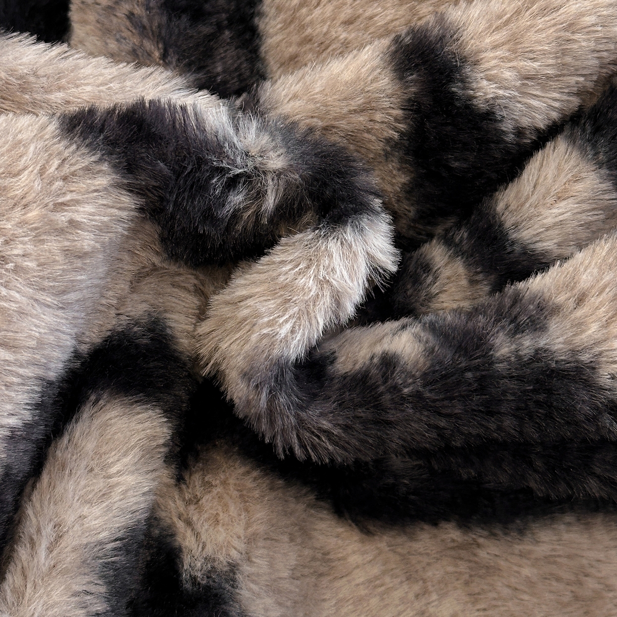 91家纺网 家纺一手货源 找家纺 畅畅家纺 2025新款高克重新款冬季加厚兔毛绒包边款床单床笠四件套 斑马纹