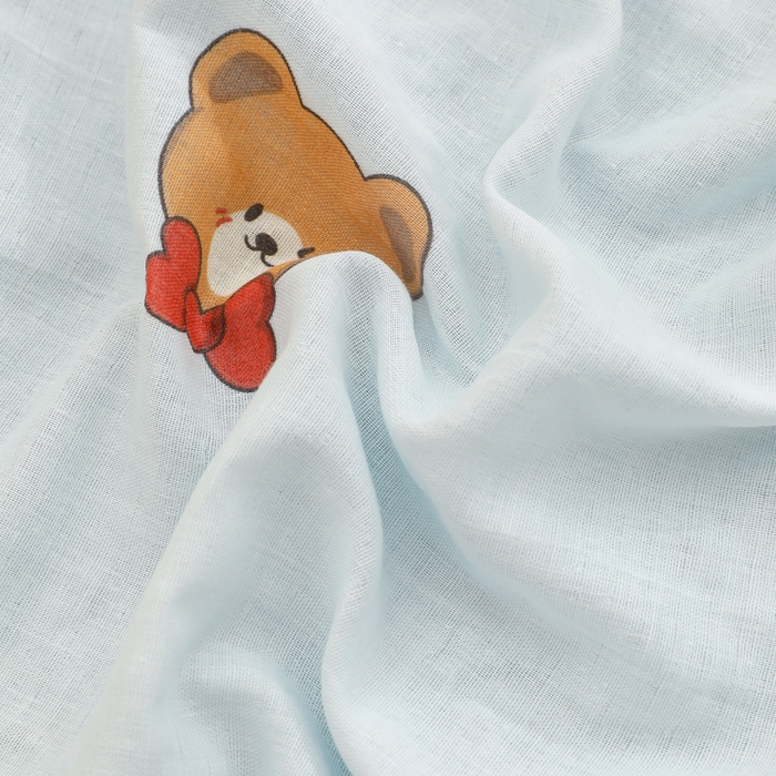 91家纺网 家纺一手货源 找家纺 织布人 2025新款枕芯A类全棉卡通豆豆枕双面可用儿童学生枕套+枕芯可拆洗 A类蓝色小熊