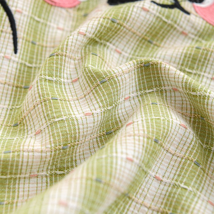 91家纺网 家纺一手货源 找家纺 织布人 2025新款枕芯A类全棉卡通儿童枕幼儿园午睡枕学生宿舍专用枕头-开心熊 A类卡通开心熊-果绿