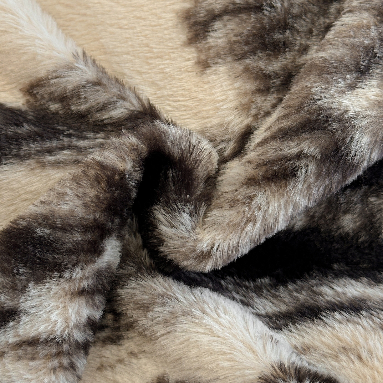 91家纺网 家纺一手货源 找家纺 畅畅家纺 2025新款高克重新款冬季加厚兔毛绒包边款床单床笠四件套 墨韵