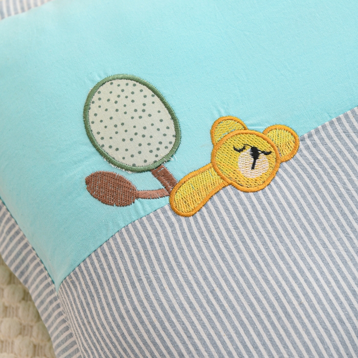 91家纺网 家纺一手货源 找家纺 织布人 2025新款枕芯A类全棉卡通儿童枕幼儿园午睡枕学生宿舍专用枕头-小卡拉 A类卡通小卡拉-湖蓝