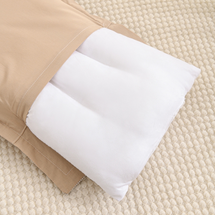 91家纺网 家纺一手货源 找家纺 织布人 2025新款枕芯A类全棉卡通儿童枕幼儿园午睡枕学生宿舍专用枕头-小卡拉 A类卡通小卡拉-卡其