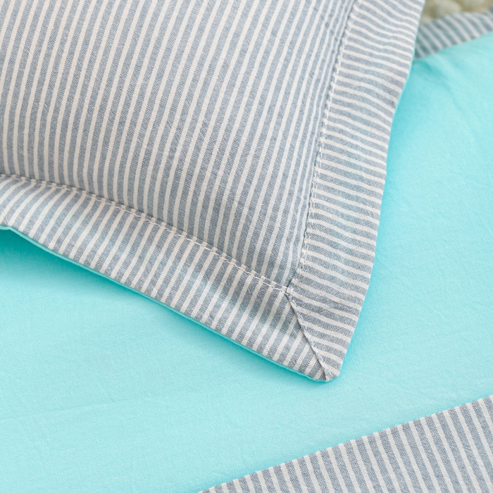 91家纺网 家纺一手货源 找家纺 织布人 2025新款枕芯A类全棉卡通儿童枕幼儿园午睡枕学生宿舍专用枕头-小卡拉 A类卡通小卡拉-湖蓝