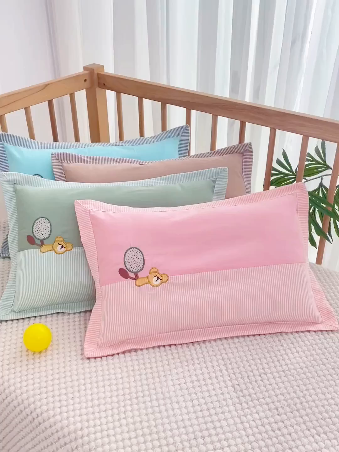 91家纺网 家纺一手货源 找家纺 （总）织布人 2025新款枕芯A类全棉卡通儿童枕幼儿园午睡枕学生宿舍专用枕头-小卡拉