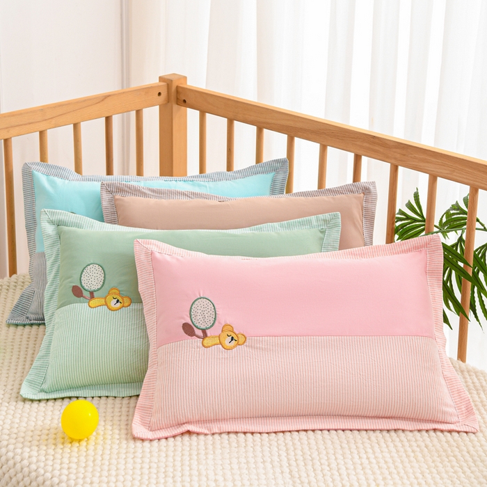 91家纺网 家纺一手货源 找家纺 织布人 2025新款枕芯A类全棉卡通儿童枕幼儿园午睡枕学生宿舍专用枕头-小卡拉 组合图