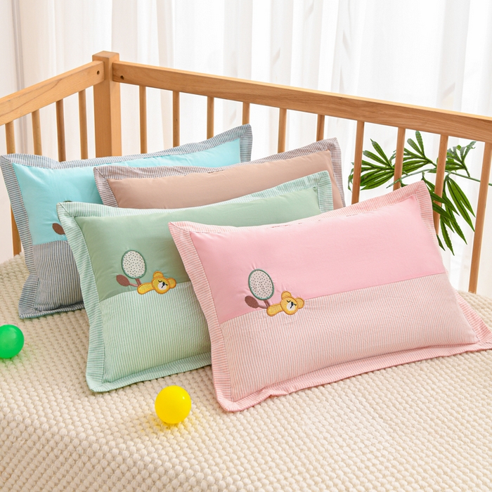 91家纺网 家纺一手货源 找家纺 织布人 2025新款枕芯A类全棉卡通儿童枕幼儿园午睡枕学生宿舍专用枕头-小卡拉 组合图