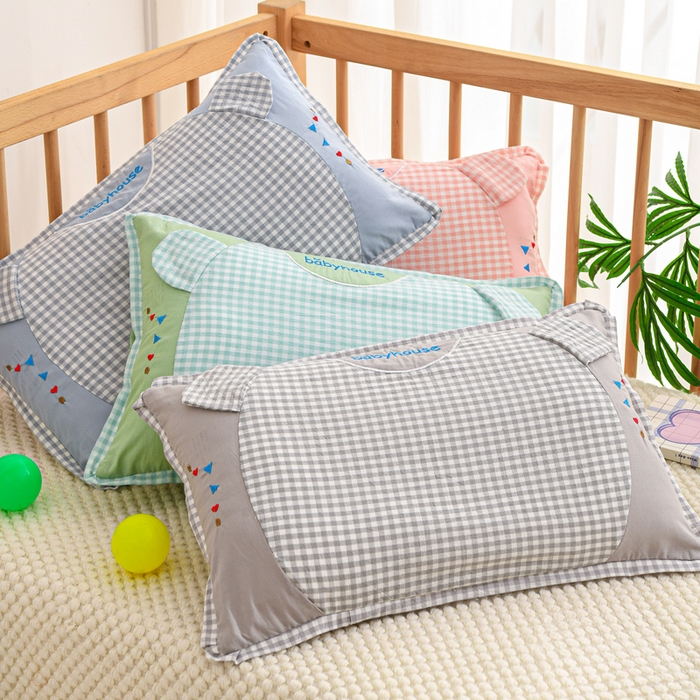 91家纺网 家纺一手货源 找家纺 （总）织布人 2025新款枕芯A类全棉卡通儿童枕幼儿园午睡枕学生宿舍专用枕头-小米奇