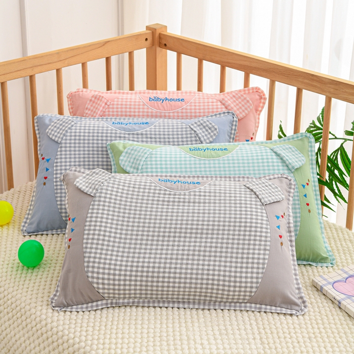 91家纺网 家纺一手货源 找家纺 （总）织布人 2025新款枕芯A类全棉卡通儿童枕幼儿园午睡枕学生宿舍专用枕头-小米奇