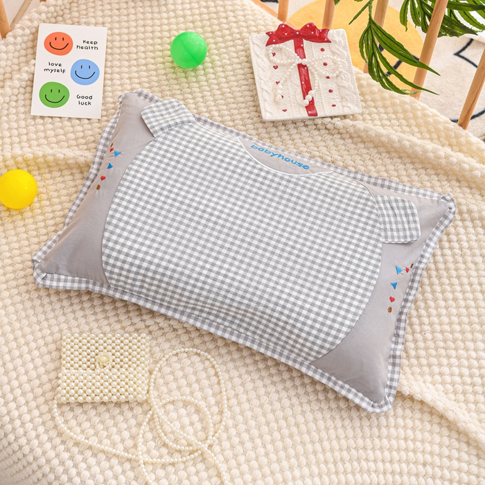 91家纺网 家纺一手货源 找家纺 （总）织布人 2025新款枕芯A类全棉卡通儿童枕幼儿园午睡枕学生宿舍专用枕头-小米奇