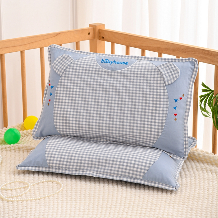 91家纺网 家纺一手货源 找家纺 织布人 2025新款枕芯A类全棉卡通儿童枕幼儿园午睡枕学生宿舍专用枕头-小米奇 A类卡通小米奇-蓝色