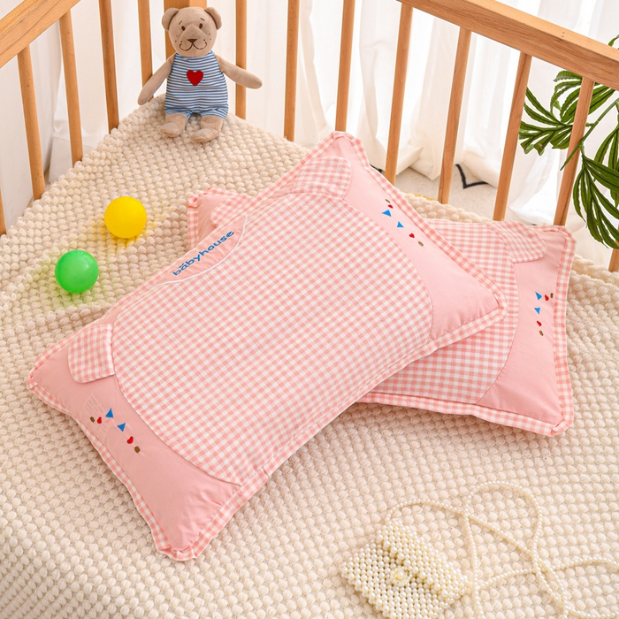 91家纺网 家纺一手货源 找家纺 织布人 2025新款枕芯A类全棉卡通儿童枕幼儿园午睡枕学生宿舍专用枕头-小米奇 A类卡通小米奇-粉色