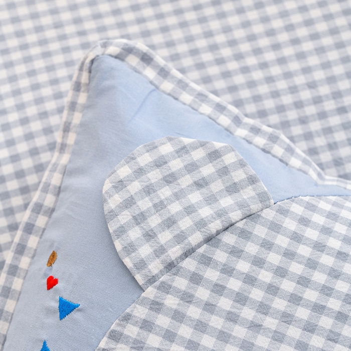 91家纺网 家纺一手货源 找家纺 织布人 2025新款枕芯A类全棉卡通儿童枕幼儿园午睡枕学生宿舍专用枕头-小米奇 A类卡通小米奇-蓝色