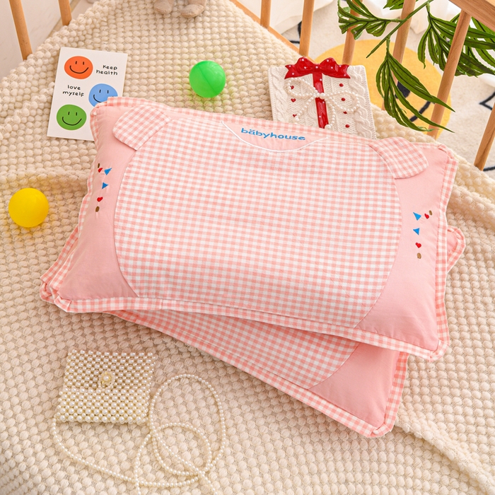 91家纺网 家纺一手货源 找家纺 织布人 2025新款枕芯A类全棉卡通儿童枕幼儿园午睡枕学生宿舍专用枕头-小米奇 A类卡通小米奇-粉色