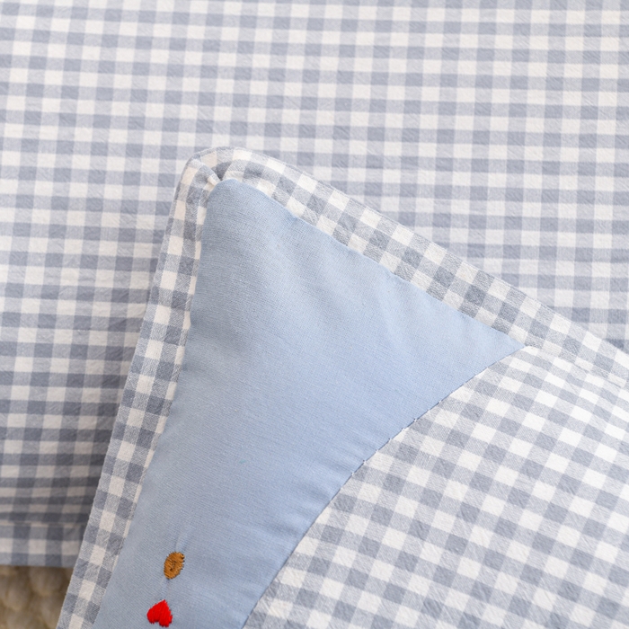 91家纺网 家纺一手货源 找家纺 织布人 2025新款枕芯A类全棉卡通儿童枕幼儿园午睡枕学生宿舍专用枕头-小米奇 A类卡通小米奇-蓝色