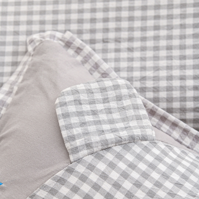 91家纺网 家纺一手货源 找家纺 织布人 2025新款枕芯A类全棉卡通儿童枕幼儿园午睡枕学生宿舍专用枕头-小米奇 A类卡通小米奇-灰色