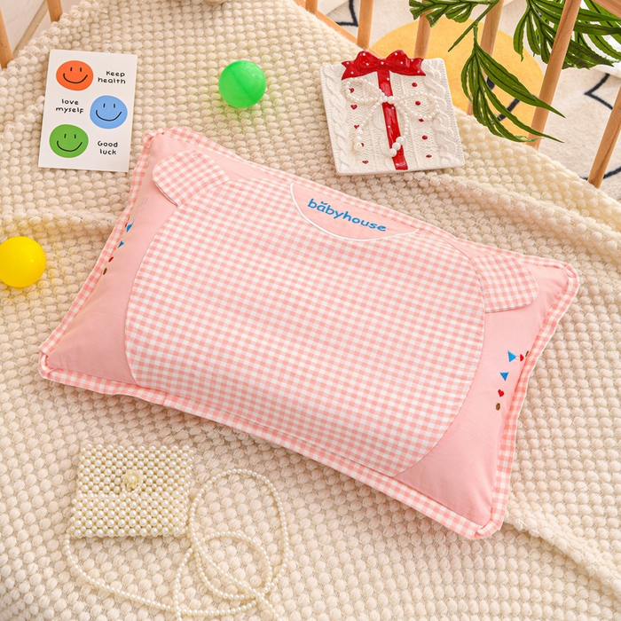 91家纺网 家纺一手货源 找家纺 （总）织布人 2025新款枕芯A类全棉卡通儿童枕幼儿园午睡枕学生宿舍专用枕头-小米奇