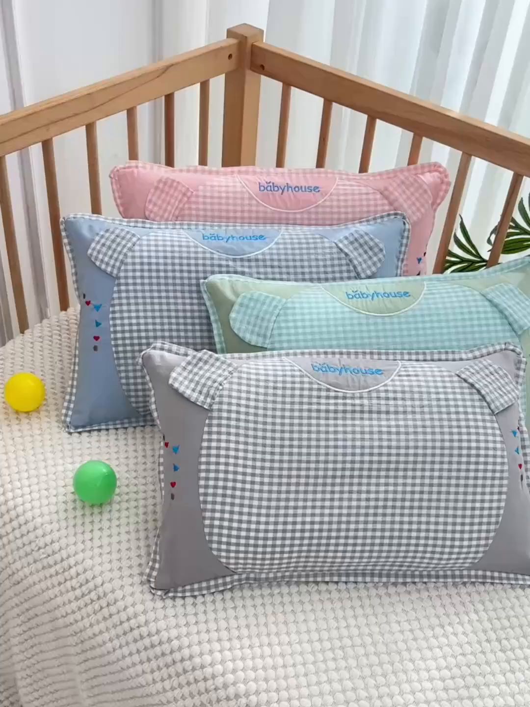 91家纺网 家纺一手货源 找家纺 （总）织布人 2025新款枕芯A类全棉卡通儿童枕幼儿园午睡枕学生宿舍专用枕头-小米奇