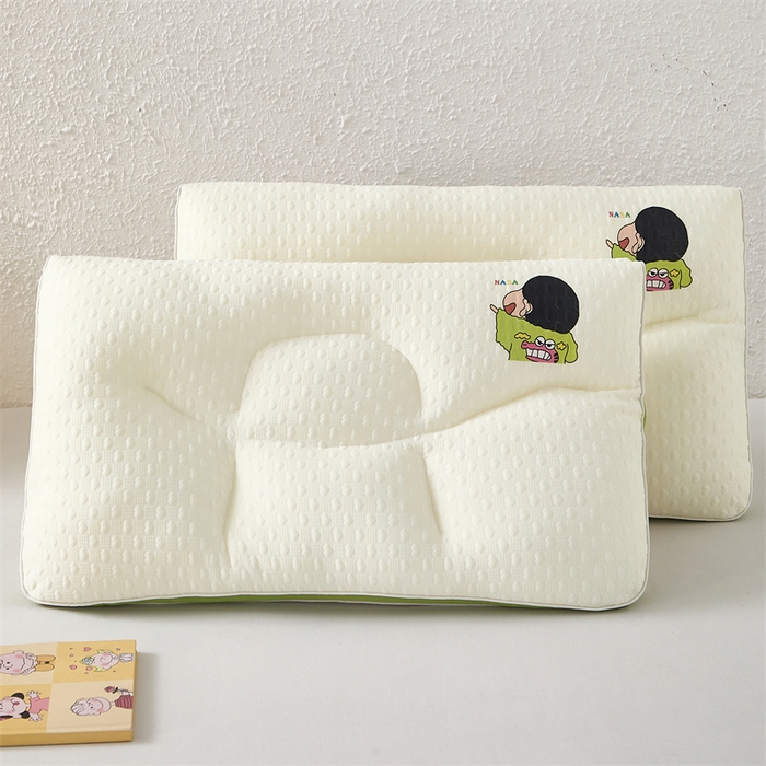 91家纺网 家纺一手货源 找家纺 （总）织布人 2025新款枕芯A类针织棉定型枕小新同学儿童枕学生枕成人亲子枕头