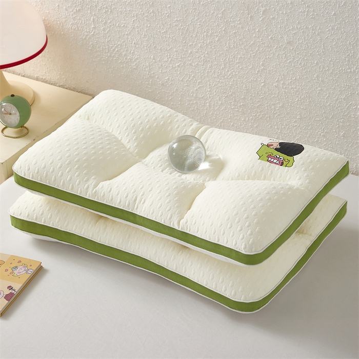 91家纺网 家纺一手货源 找家纺 （总）织布人 2025新款枕芯A类针织棉定型枕小新同学儿童枕学生枕成人亲子枕头