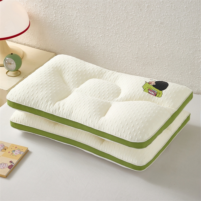 91家纺网 家纺一手货源 找家纺 （总）织布人 2025新款枕芯A类针织棉定型枕小新同学儿童枕学生枕成人亲子枕头