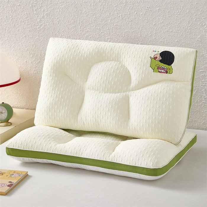 91家纺网 家纺一手货源 找家纺 （总）织布人 2025新款枕芯A类针织棉定型枕小新同学儿童枕学生枕成人亲子枕头