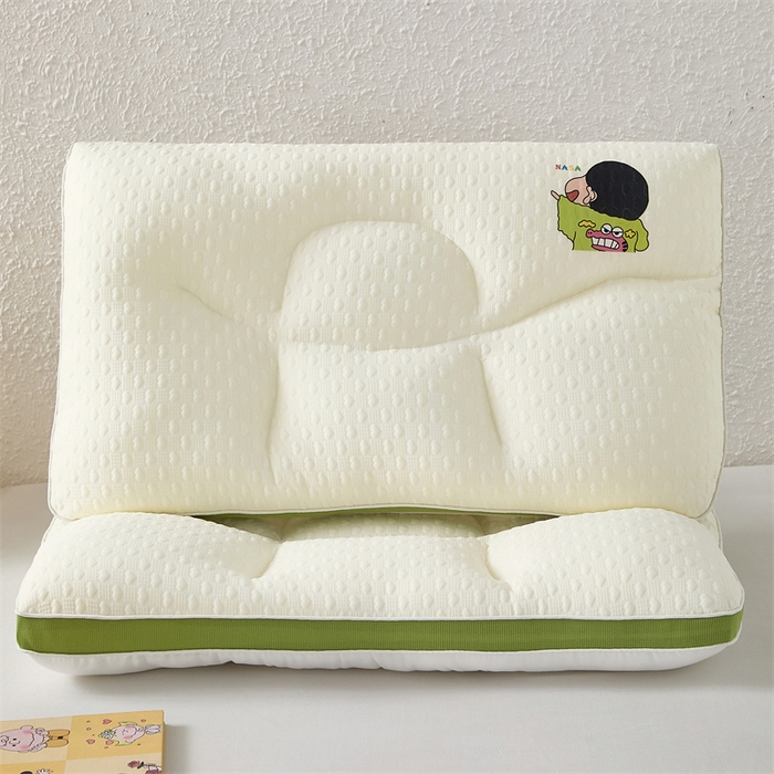 91家纺网 家纺一手货源 找家纺 （总）织布人 2025新款枕芯A类针织棉定型枕小新同学儿童枕学生枕成人亲子枕头