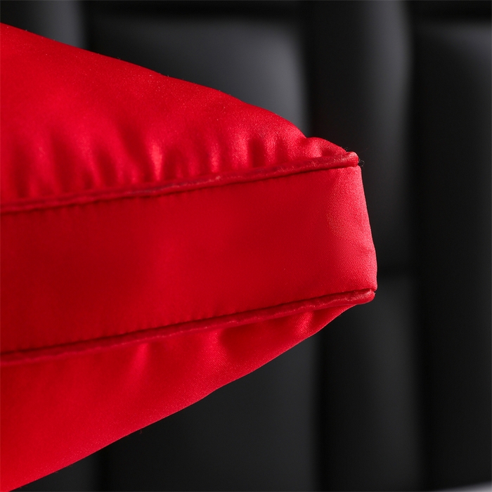 91家纺网 家纺一手货源 找家纺 织布人 2025新款枕芯轻奢A类贡缎天丝刺绣婚庆枕头大红结婚专用枕芯 A类贡缎天丝枕-禧礼相伴