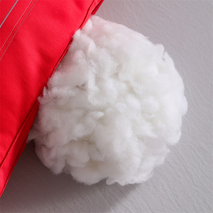 91家纺网 家纺一手货源 找家纺 织布人 2025新款枕芯轻奢A类贡缎天丝刺绣婚庆枕头大红结婚专用枕芯 A类贡缎天丝枕-山盟海誓