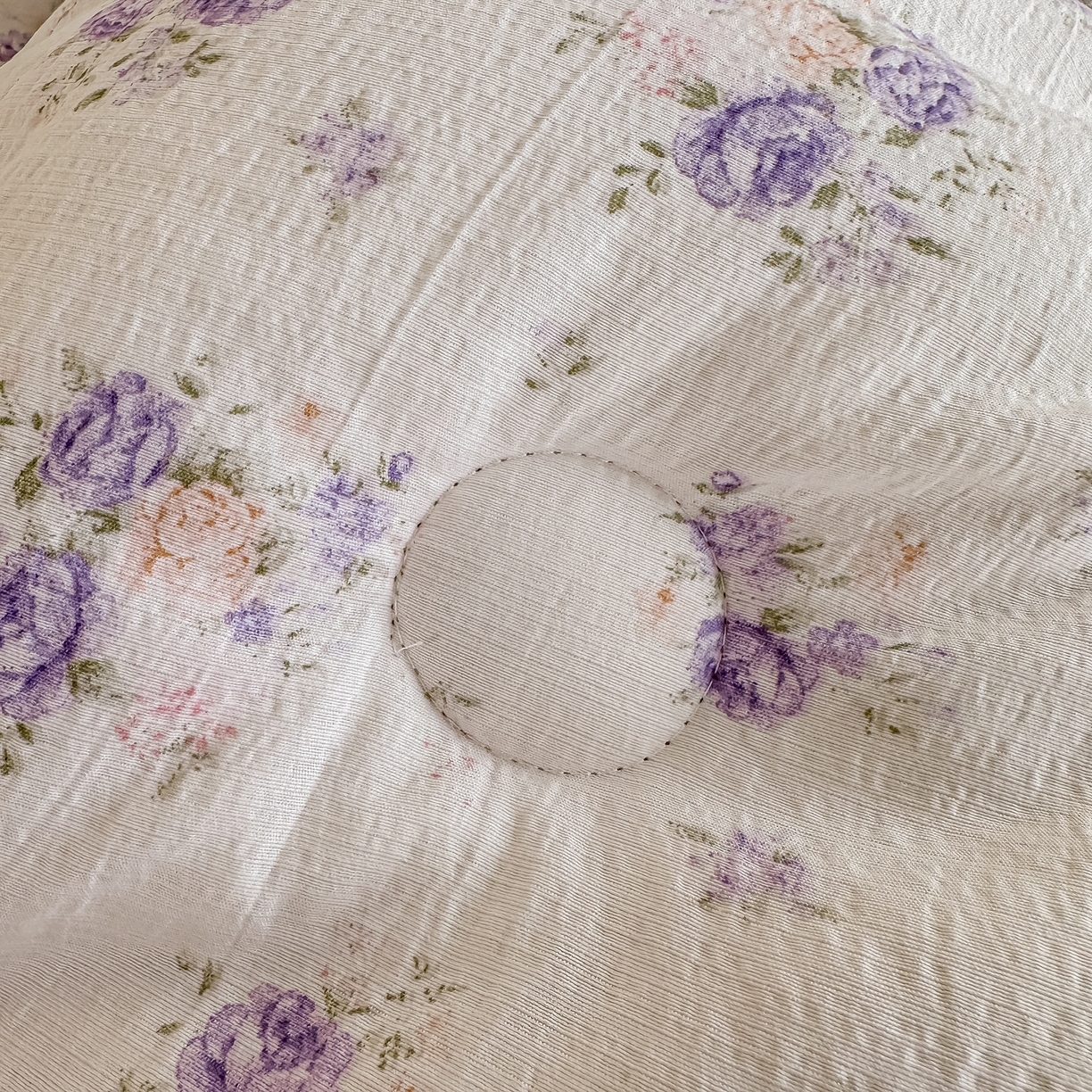 91家纺网 家纺一手货源 找家纺 佳鸿家纺 2025新款云感双层纱冬被软糯云朵棉春秋被被子加厚被芯 紫花梦境