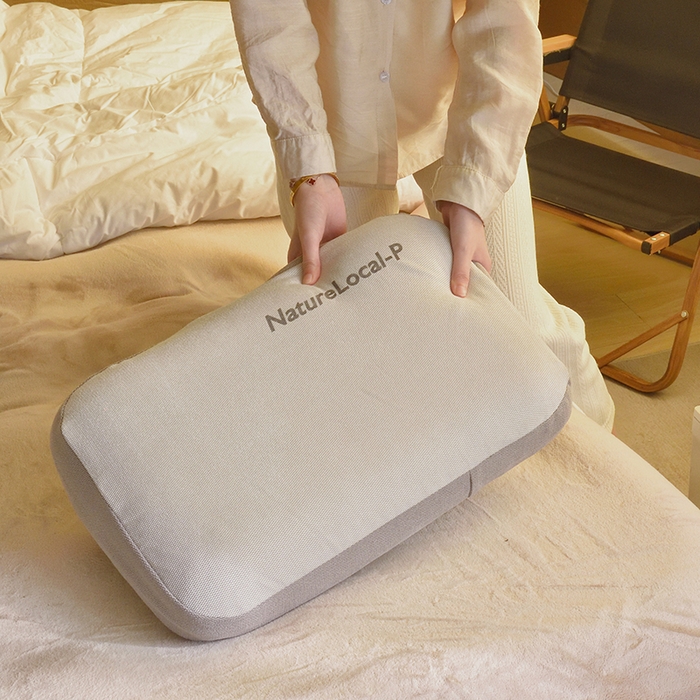 91家纺网 家纺一手货源 找家纺 （总）佳鸿家纺 2025新款户外露营午睡枕头便捷式快回弹静音护颈枕头