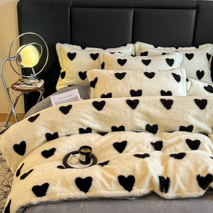 91家纺网 家纺一手货源 找家纺 （总）弗苓家纺 2025新款亲肤舒适兔毛绒四件套