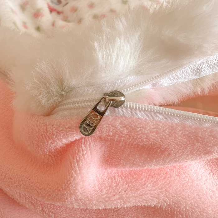 91家纺网 家纺一手货源 找家纺 弗苓家纺 2025新款亲肤舒适兔毛绒四件套 花园兔