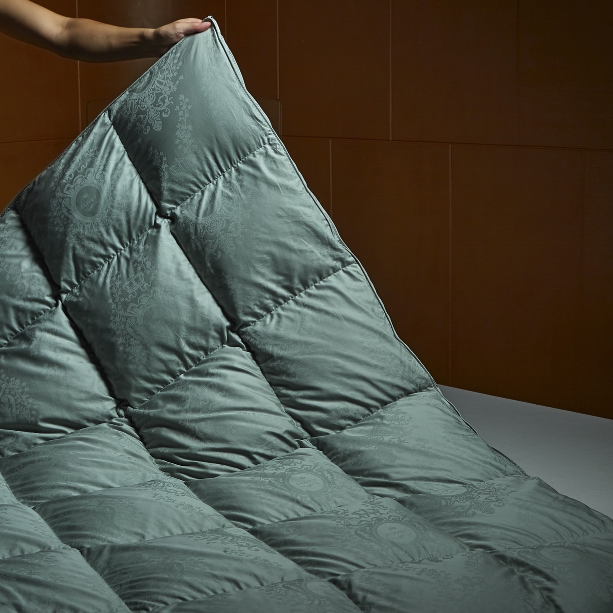 91家纺网 家纺一手货源 找家纺 （总）暖羽屋羽绒馆 2025新款95鸭绒被子 盛世典雅 白鸭绒被芯 双人羽绒被冬被 春秋被