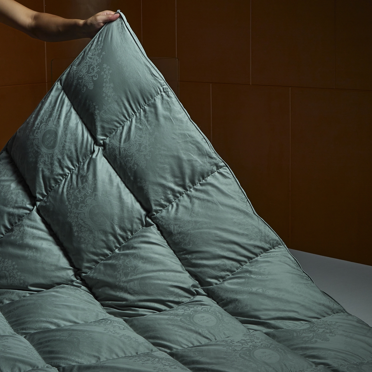 91家纺网 家纺一手货源 找家纺 （总）暖羽屋羽绒馆 2025新款95鸭绒被子 盛世典雅 白鸭绒被芯 双人羽绒被冬被 春秋被