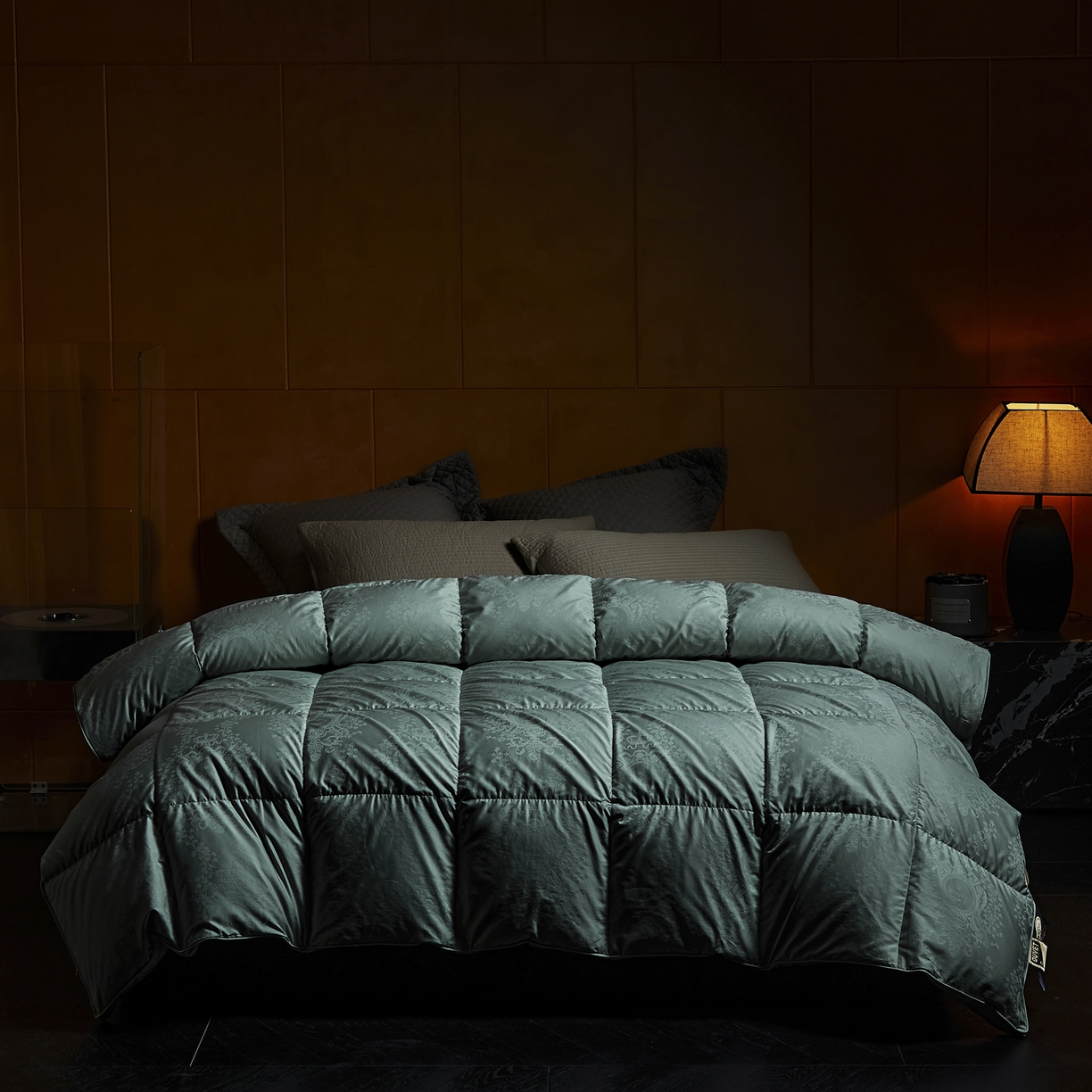 91家纺网 家纺一手货源 找家纺 （总）暖羽屋羽绒馆 2025新款95鸭绒被子 盛世典雅 白鸭绒被芯 双人羽绒被冬被 春秋被