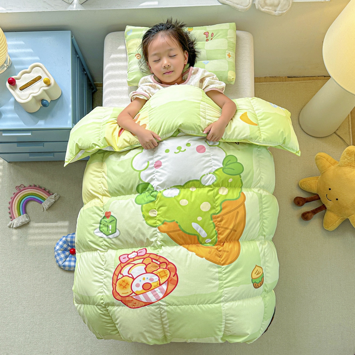 91家纺网 家纺一手货源 找家纺 （总）暖羽屋羽绒馆 2025新款天丝莱赛尔鹅绒丝被芯 抗菌 防螨羽毛被1.2米 白鹅绒丝 儿童学生被子1.5 春秋被