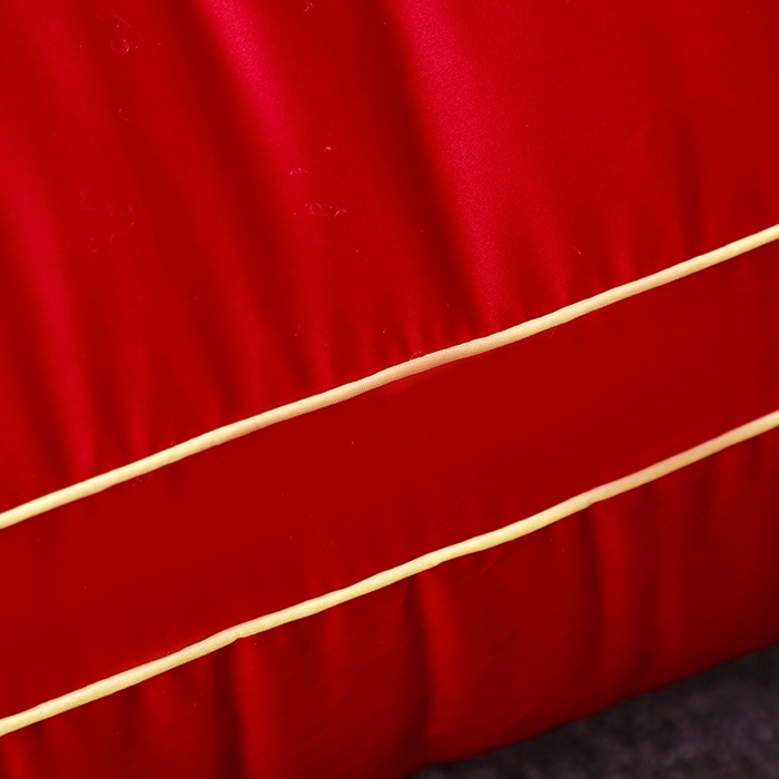 91家纺网 家纺一手货源 找家纺 （总）糖果枕芯 2025新款刺绣婚庆大红枕芯新款婚庆枕芯-永结同心