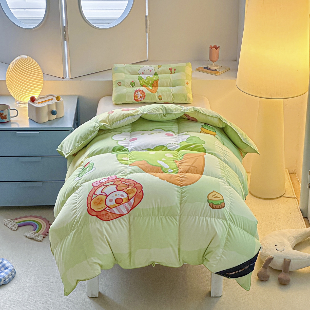 91家纺网 家纺一手货源 找家纺 暖羽屋羽绒馆 2025新款天丝莱赛尔鹅绒丝被芯 抗菌 防螨羽毛被1.2米 白鹅绒丝 儿童学生被子1.5 春秋被 清爽狗狗