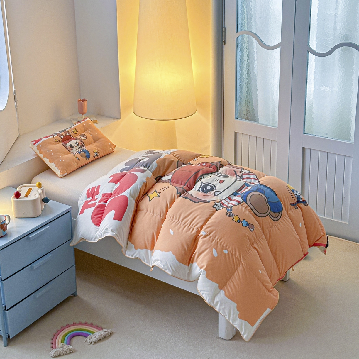 91家纺网 家纺一手货源 找家纺 暖羽屋羽绒馆 2025新款天丝莱赛尔鹅绒丝被芯 抗菌 防螨羽毛被1.2米 白鹅绒丝 儿童学生被子1.5 春秋被 运动拉布特