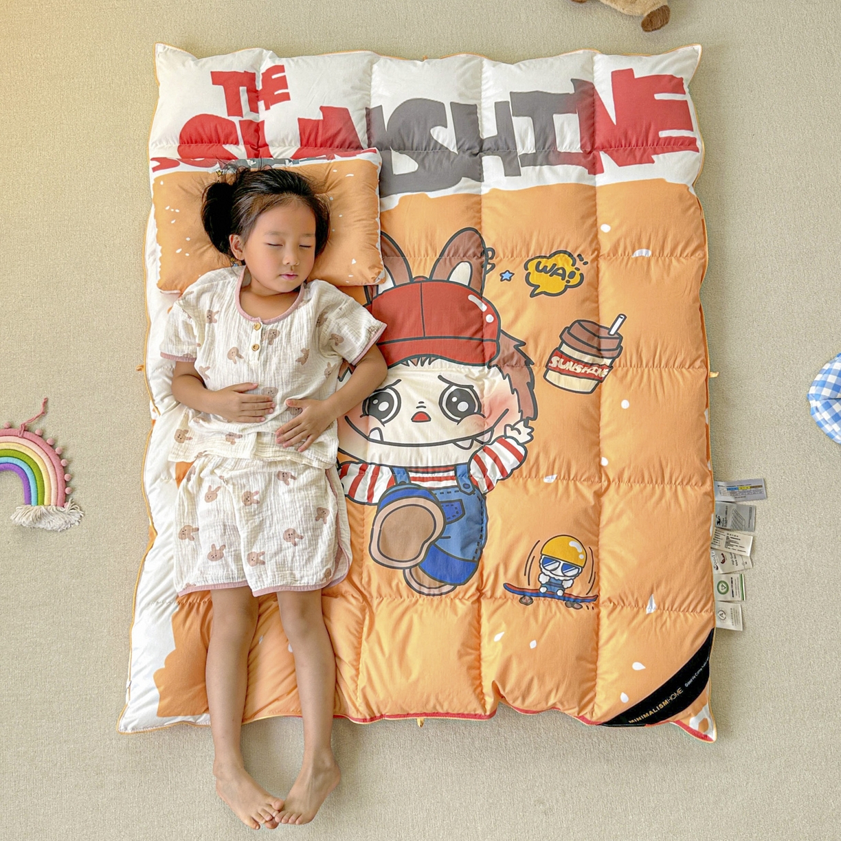 91家纺网 家纺一手货源 找家纺 暖羽屋羽绒馆 2025新款天丝莱赛尔鹅绒丝被芯 抗菌 防螨羽毛被1.2米 白鹅绒丝 儿童学生被子1.5 春秋被 运动拉布特