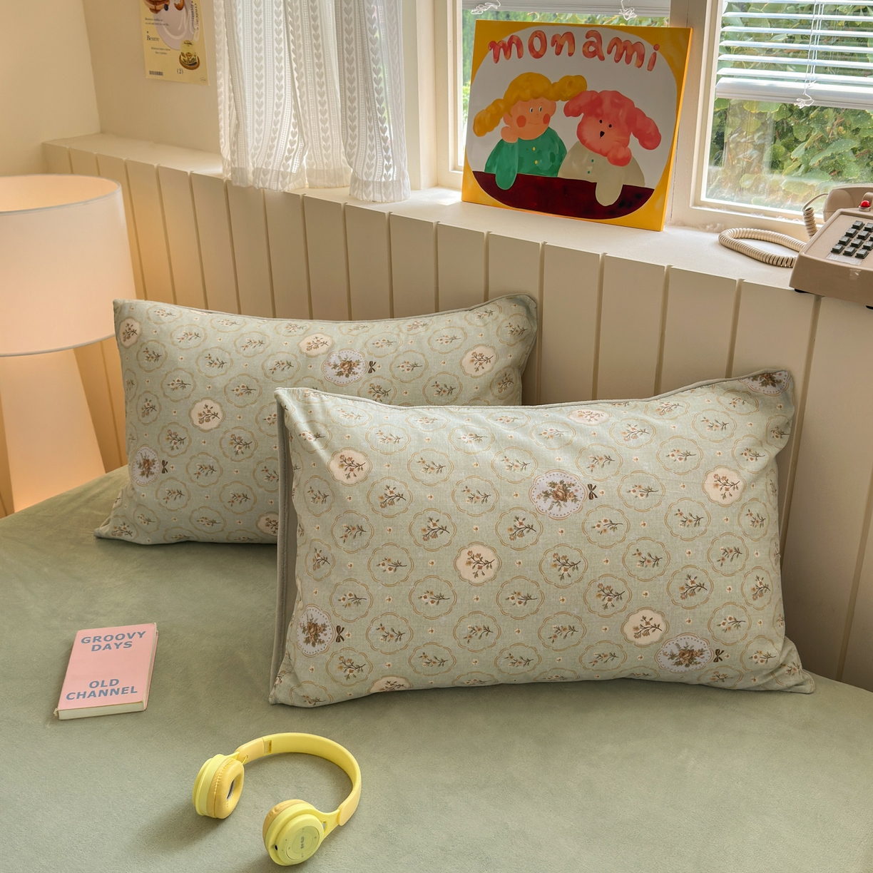 91家纺网 家纺一手货源 找家纺 Sweet dreams甜梦 2025新款棉加绒印花四件套 秘境花园